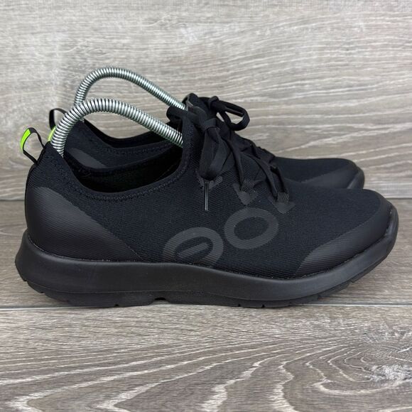 Oofos Oomg Sport LS Men’s Sz 9.5/EU 42.5 Black Low Top Lace Up Recovery Sneakers main image 7